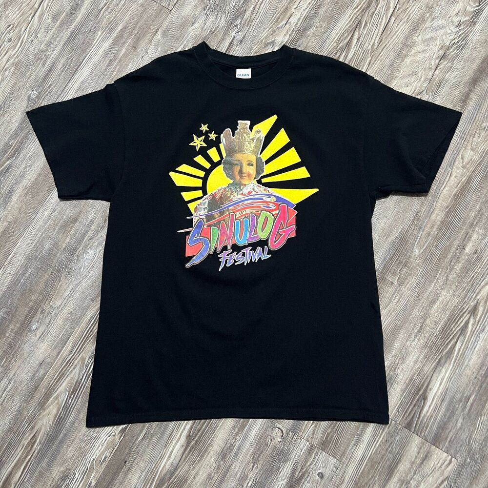 Sinulog Festival Santo Niño Cebu Philippines Graphic Tee L